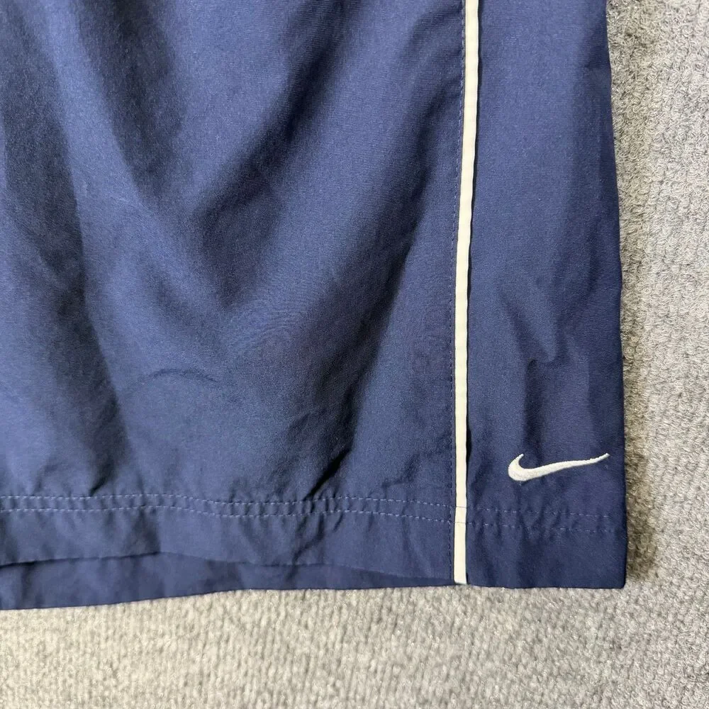 Vintage Nike Men's Swim Trunks Shorts Size Large Blue Beach Mesh Lined Gray Tag